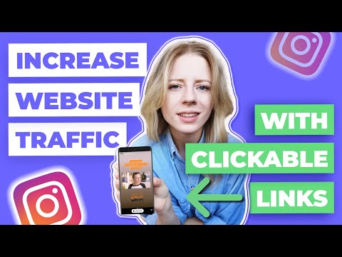 How to use CLICKABLE LINKS on Instagram to DRIVE TRAFFIC to your WEBSITE I IQhashtags