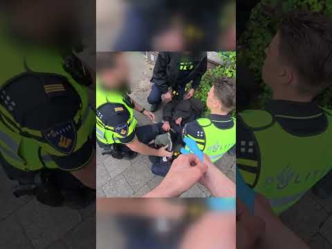 Politie assistentie collega!!! Prio 1 onderweg. Verdachte aangehouden  #police