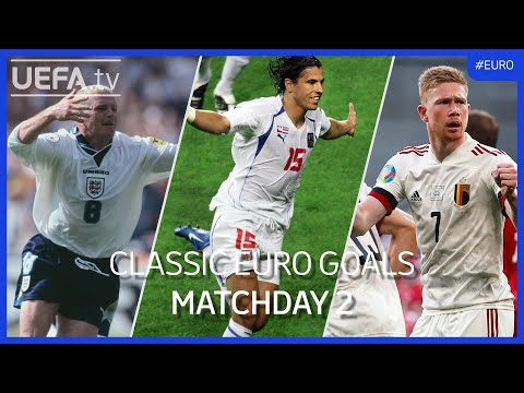 Classic EURO Goals | Matchday 2 | Gascoigne, Baroš, De Bruyne...
