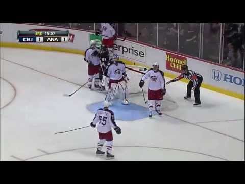 Impossible curious goal by Steckel @ Blue Jackets