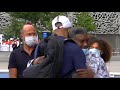 Mbappe Consoled By Family As PSG Return Home From Champions League Final Defeat