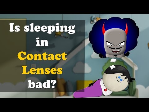 Is sleeping in Contact Lenses bad? | #aumsum