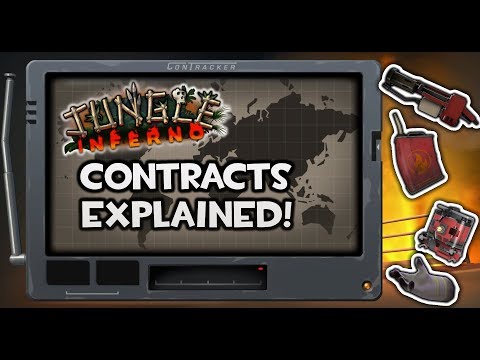 TF2: NEW Contracts Explained! How To Get New Pyro Weapons [Jungle Inferno Campaign]