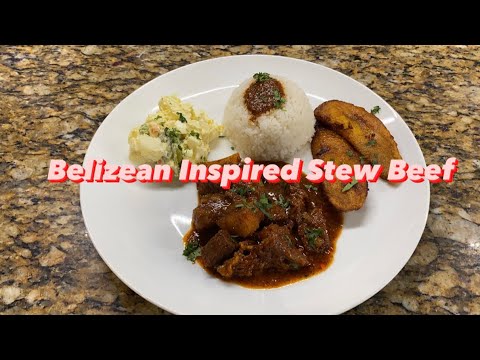 Belizean Inspired Stew Beef