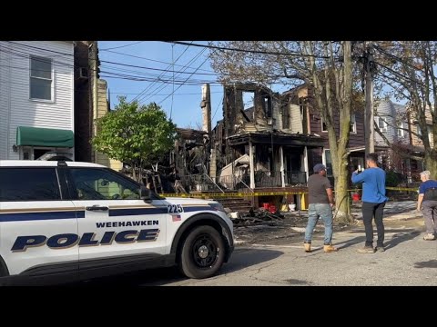 NJ Weehawken Two House Fires Extinguished