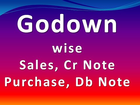 Godown Wise Sale & Purchase