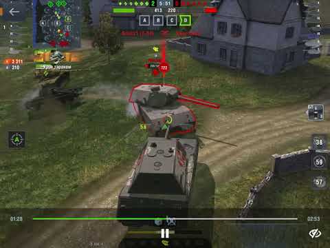 WOT BLITZ. Gravity mode, Maus 5k+ dmg FUNNY FIGHT