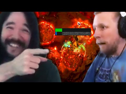 "He might run out of portals!" - Alkaizer reacts to Quin's Searing Exarch SSFHC Attempt