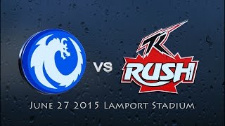 The Toronto Rush vs The Rochester Dragons June 27 2015