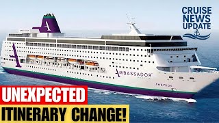 Unexpected Ambassador Cruise Ship Arrival Catches Locals Off Guard | Cruise News Update