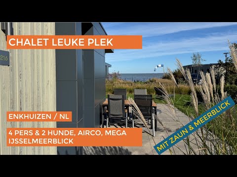 Chalet Leuke Plek, Mega-Meerblick, Hunde willkommen, Enkhuizen / IJsselmeer Nr. 216,  4 Personen,
