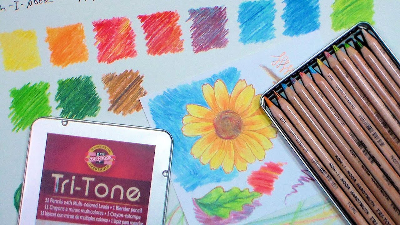 TRI-Tone Koh-I-Noor Colored Pencil Review