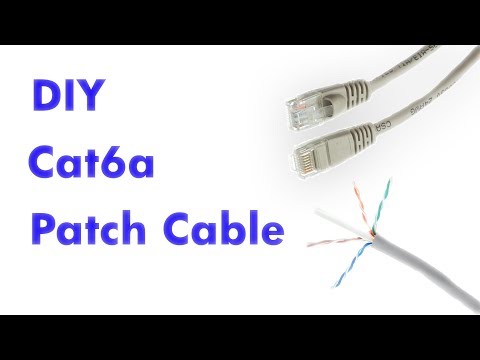 How to Make a Cat6a Patch Cable