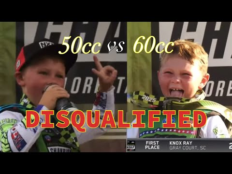 50cc rider DISQUALIFIED at Loretta Lynn’s #Motocross 2025 