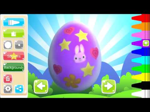 Easter Egg 3D Greetings Paint Video