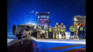 Frontalkrock på E45 vid Edsvalla