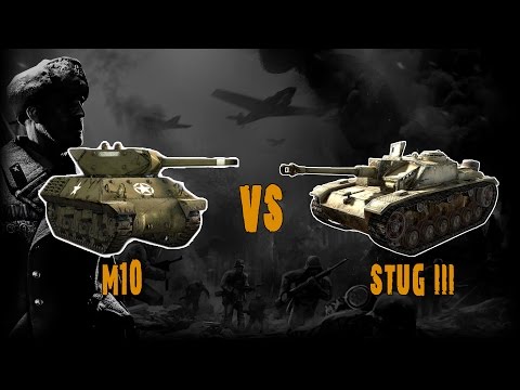 Company of Heroes 2 The Western Front Armies | M10 vs STUG III
