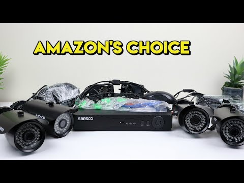 Best Seller Sansco 4CH All in One CCTV Camera Security System Unboxing Review