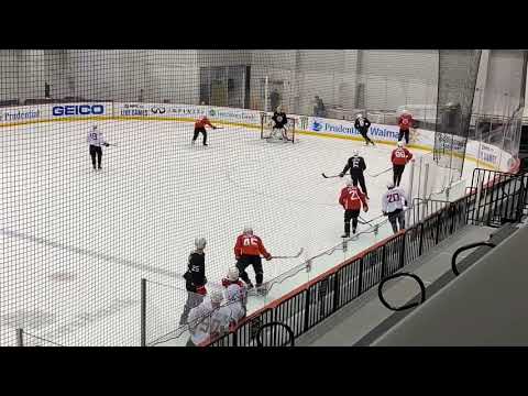 Devils’ Kyle Palmieri scores practice goal