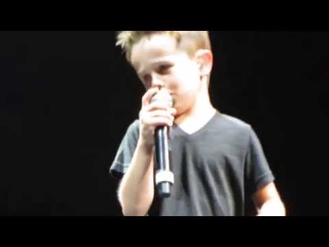 Griffin McIntyre sings Tonight NKOTB NYC 6-22-15