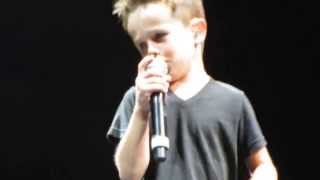 Griffin McIntyre sings Tonight NKOTB NYC 6-22-15