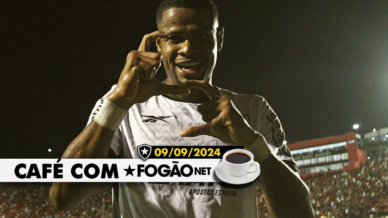 LIVE CAFÉ COM FOGÃONET | Júnior Santos pode voltar mais cedo; elenco do Botafogo se reapresenta com reforços