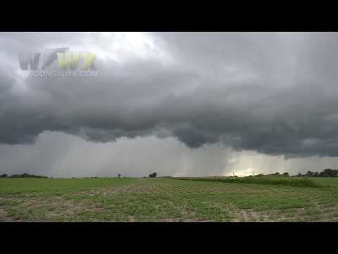 Thunderstorm Kicks up Dust  - Oshkosh, WI - 6/25/2017