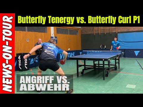 Angriff vs. Abwehr (THA/GER) Butterfly Tenergy vs. Curl P1 |  D. Skock vs. T.Punnatat  | Tischtennis