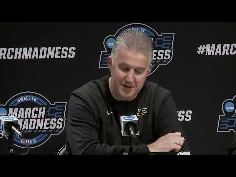 Purdue Regional Semifinals Postgame Press Conference - 2022 NCAA Tournament