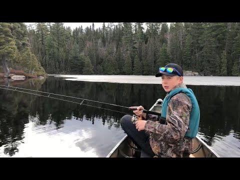Ice Out Lake Trout Fishing