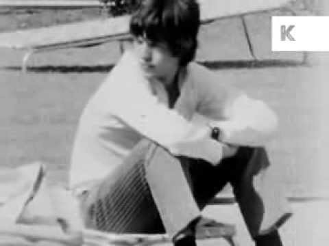 The Rolling Stones Hanging Out by the Pool, 1964 USA Tour, Candid