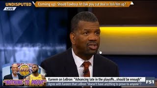 Rob Parker FURIOUS ''Agree with Kareem that LeBron doesn't have anything to ...? | Undisputed