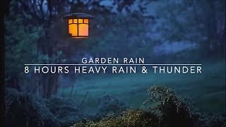 Heavy Thunderstorm and Rain Sounds - 8 Hours For Sleep Study &amp; Relaxation