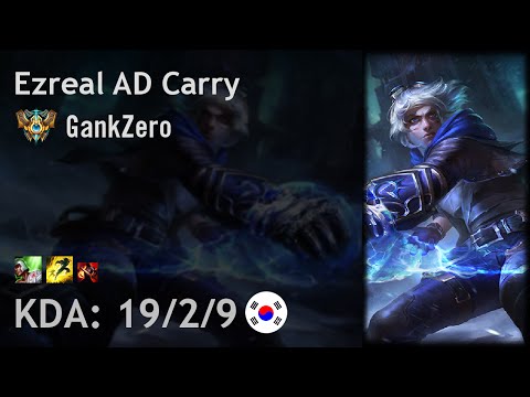Ezreal AD Carry vs Jhin - GankZero - KR Challenger Patch 6.19