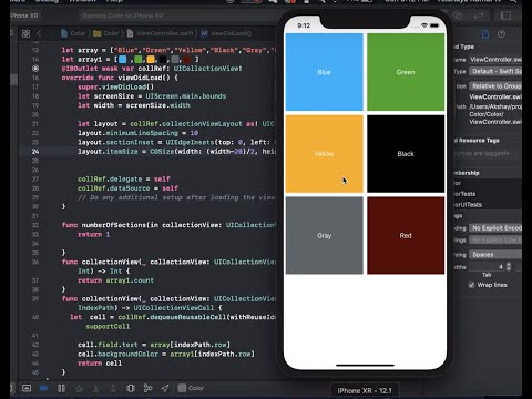 How to create a collectionView in swift