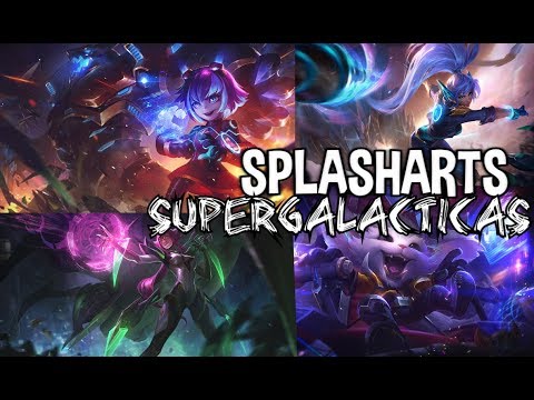 NUEVOS SPLASHARTS - Supergalacticas! / Splasharts SKINS (Annie, Nidalee, Elise y Gnar) / Noticias