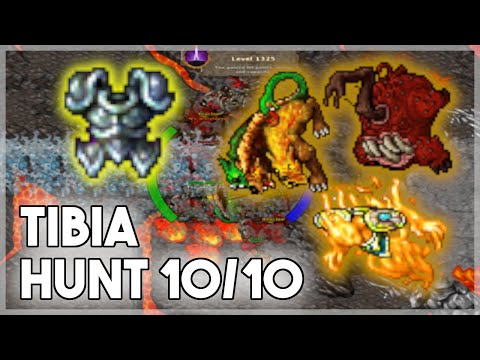 [PL] Tibia | Hunt 10/10 Loot Prey | Vexclaw, Hellhound & Hellfire Fighter #52 (Mazoran Seal)