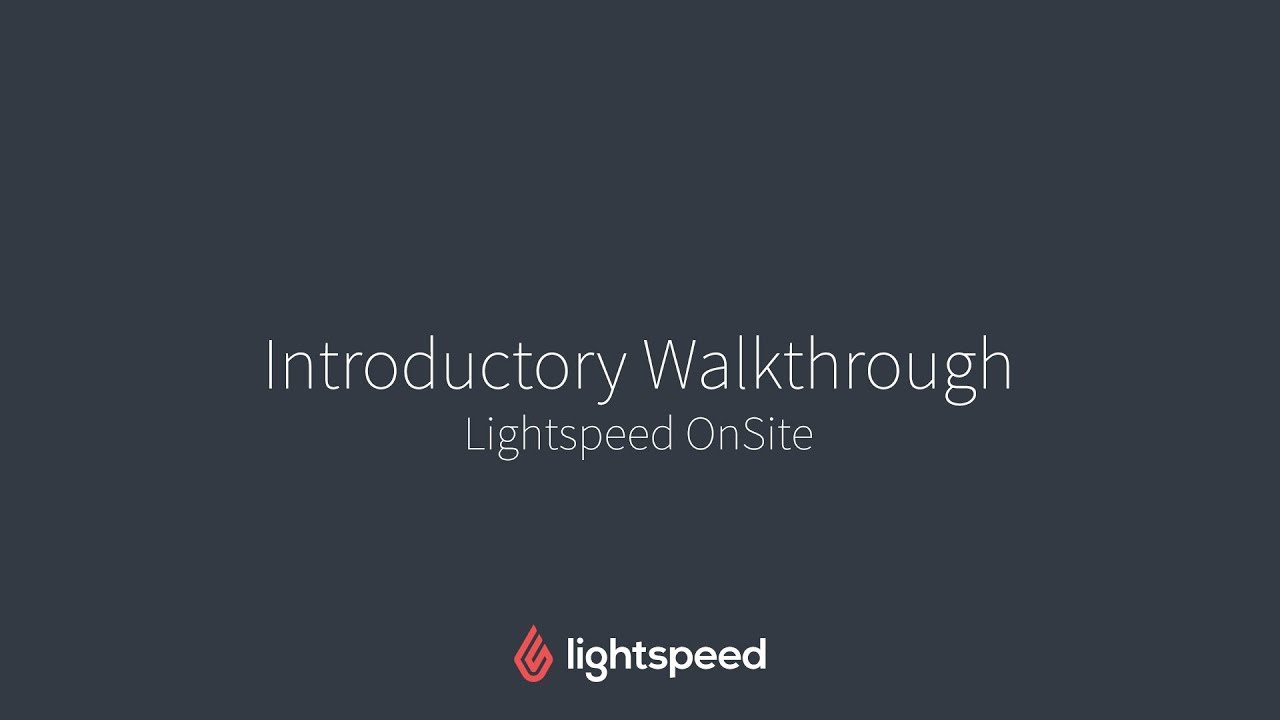 OnSite Introductory Walkthrough