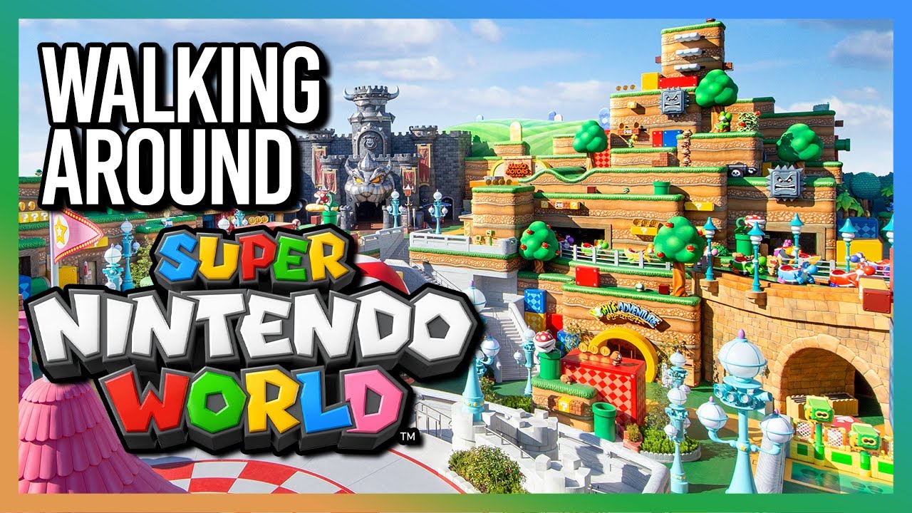 Walking Around Super Nintendo World - Universal Studios Japan - YouTube