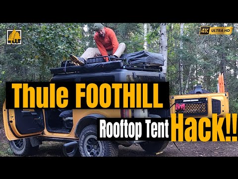 The ABSOLUTE BEST ROOF TOP TENT Hack for Thule Foothill Owners