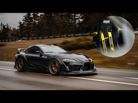 Getting my SUPRA ready for the TRACK! Harness Install + More Parts!