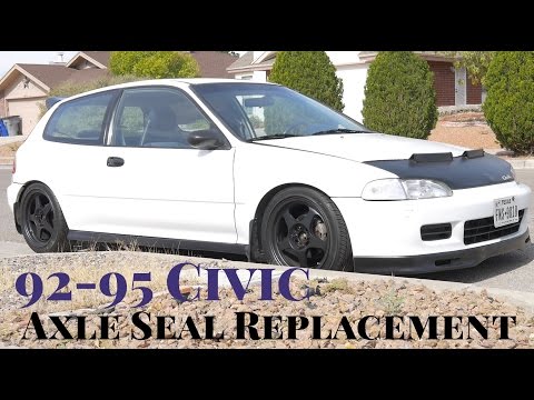 How to Replace Axle Seal - Civic & Integra