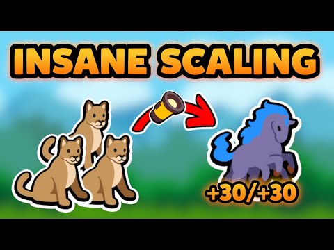 Getting INSANE Scaling with Multiple Pumas in Super Auto Pets!