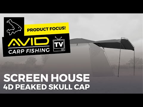 Avid Carp Screen House 4D Peaked Skull Cap