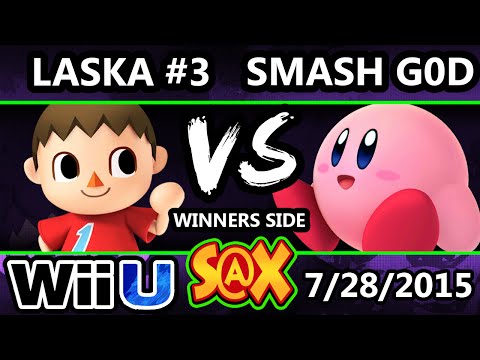 S@X 108 - Laska #3 (Villager) Vs. VGz | Smash God (Rosalina) SSB4 Tournament - Smash Wii U - Smash 4