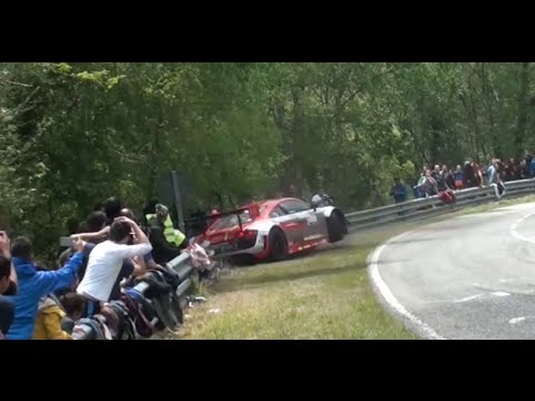 Crash Fombona Audi R8 LMS | Subida Internacional al Fito 2016 | CMSVideo