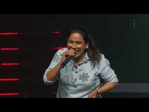 The Voice of Nepal | Barsa Itani Mother sang with Pramod Kharel | Dohori Battle