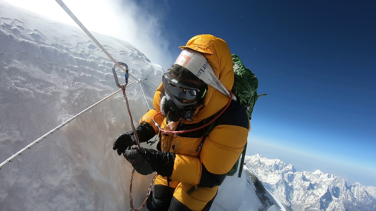Mount Everest, May 23 2019 Descending the South East Ridge. Out of this world views