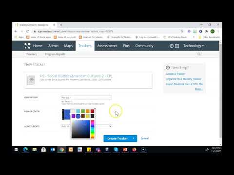 Masteryconnect Trackers
