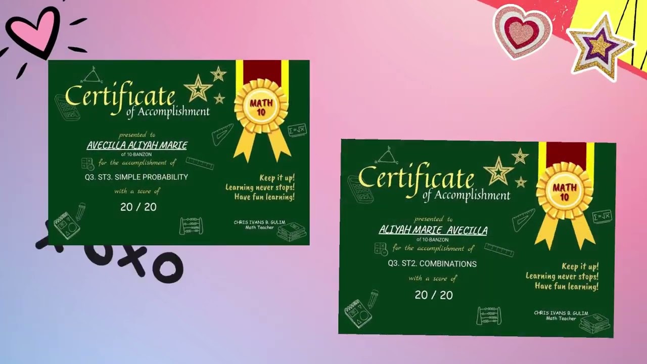 E-Portfolio In Mathematics ✨